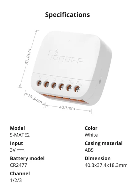 SONOFF S-MATE Extreme Switch Mate 4