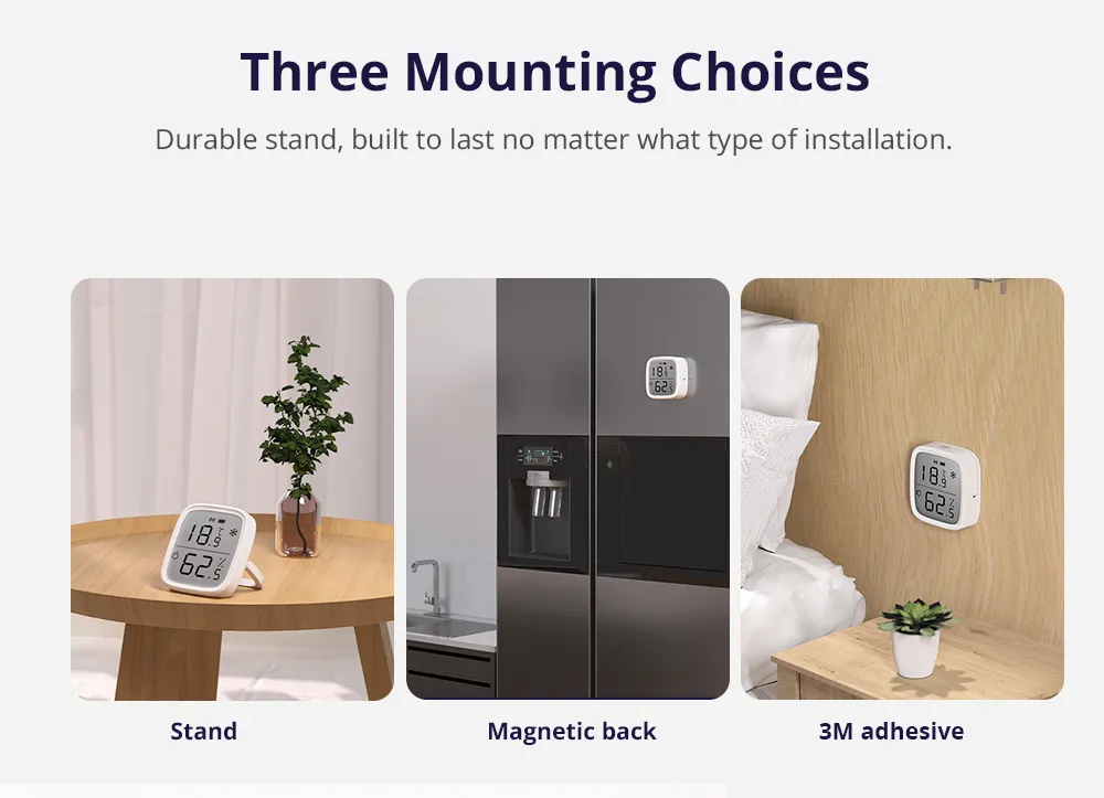 SONOFF SNZB-02D Zigbee LCD Smart Temperature Humidity Sensor 4 SONOFF SNZB-02D Zigbee LCD Smart Temperature Humidity Sensor - Image 4