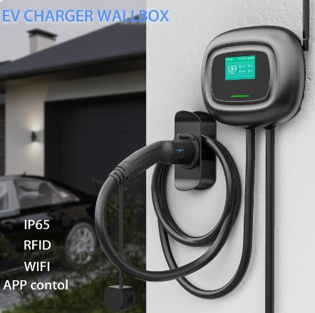 22kw Type2 Three-Phase Electric Vehicle Charging Station 32A EVSE Wall Mounted Charging Wallbox 5m Cable 5 22kw Type2 Three-Phase Electric Vehicle Charging Station 32A EVSE Wall Mounted Charging Wallbox 5m Cable - Image 5
