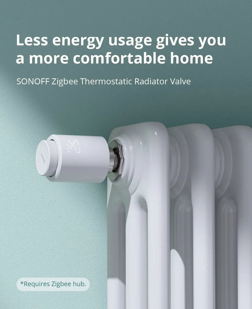 SONOFF Zigbee Thermostatic Radiator Valve 3 SONOFF Zigbee Thermostatic Radiator Valve - Image 3
