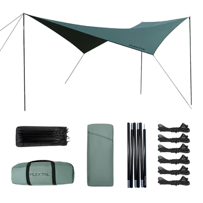 Camping Tarp Shelter 2 Camping Tarp Shelter - Image 2