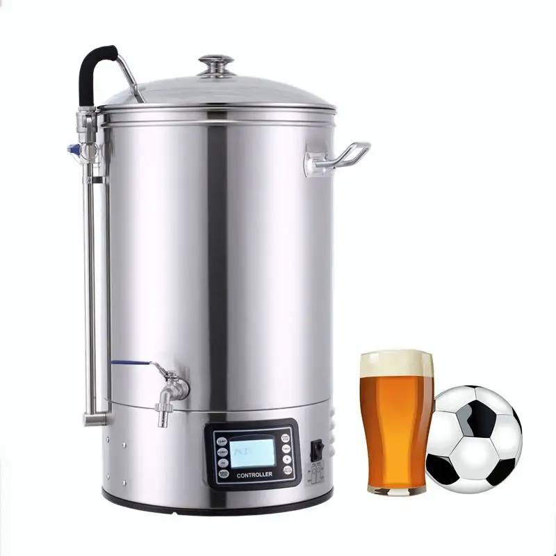 Home Brew All in One Automatic Bruge Beer Brewer Brewing System 40L Beer Making Machine Micro Brewery 2