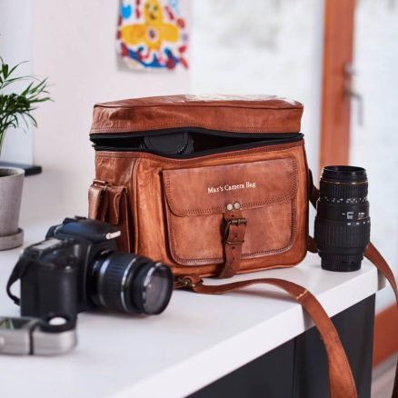 Handmade Leather Camera Bag 2