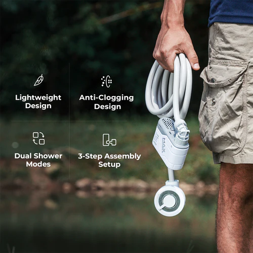 Ultralight Rechargeable Instant Outdoor Shower Pump 2 Ultralight Rechargeable Instant Outdoor Shower Pump - Image 2