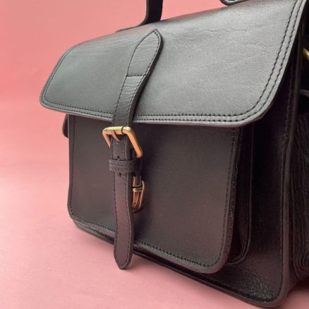 Camera Bag Handmade From Beautiful Buffalo Leather 5