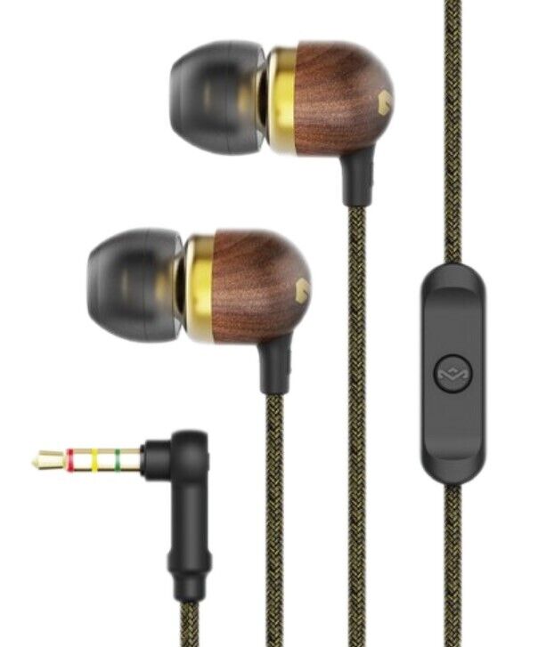 House of Marley: Smile Jamaica In-Ear Headphones - Brass /Headphones 5 House of Marley: Smile Jamaica In-Ear Headphones - Brass /Headphones - Image 5