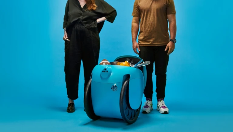 GitaPlus Cargo-Carrying (up to 40lb), Following Robot Built With Pedestrian Etiquette 1 GitaPlus Cargo-Carrying (up to 40lb), Following Robot Built With Pedestrian Etiquette