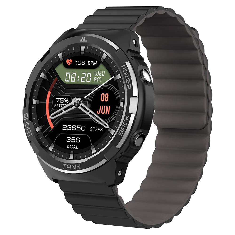 KOSPET TANK S1 Smartwatch | 5 ATM & IP69K Waterproof Aerospace 6XXX Series Aluminum Alloy & 316L Stainless Steel Always-on AMOLED Display by Corning Gorilla Glass 3 | HiFi Bluetooth Calling 1 KOSPET TANK S1 Smartwatch | 5 ATM & IP69K Waterproof Aerospace 6XXX Series Aluminum Alloy & 316L Stainless Steel Always-on AMOLED Display by Corning Gorilla Glass 3 | HiFi Bluetooth Calling