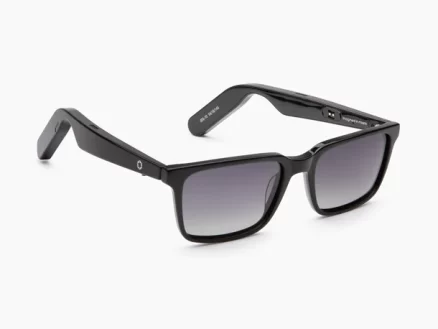 Lucyd Smart Sunglasses | Darkside Model | Bluetooth Audio Glasses - Men & Women | Open Ear | Noise Canceling Wireless Mics | Quadrasonic Sound Speaker | Voice Assistants Compatible | Standard Size 7