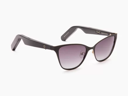 Lucyd Smart Sunglasses | Electra Model | Bluetooth Audio Glasses | Open Ear | Noise Canceling Wireless Mics| Narrow Size 9