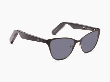 Lucyd Smart Sunglasses | Electra Model | Bluetooth Audio Glasses | Open Ear | Noise Canceling Wireless Mics| Narrow Size 10