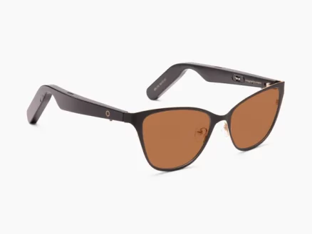 Lucyd Smart Sunglasses | Electra Model | Bluetooth Audio Glasses | Open Ear | Noise Canceling Wireless Mics| Narrow Size 11