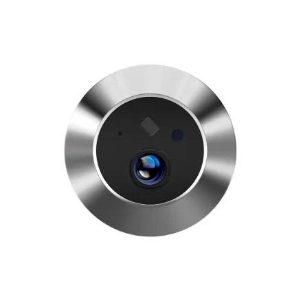 Icam App Remote View Motion Detect 1080P Hd Peephole Door Viewer Camera Two Way Speak Doorbell Smart Work With Google Alexa 2