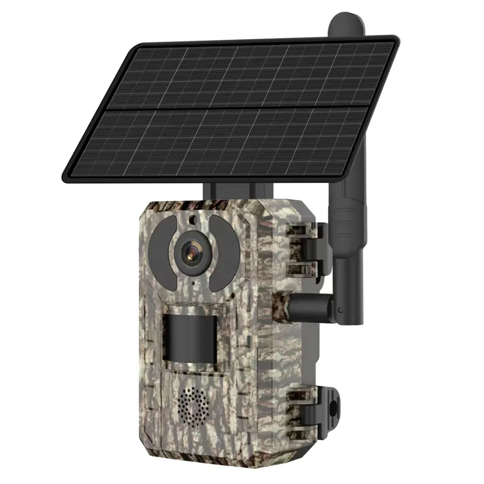 AU Ip66 Waterproof Hunting Camera 7800Mah Battery Two Way Speak Trail Gaming Camera For Outdoor Wildlife Cam With 4W Solar Panel 2 AU Ip66 Waterproof Hunting Camera 7800Mah Battery Two Way Speak Trail Gaming Camera For Outdoor Wildlife Cam With 4W Solar Panel - Image 2