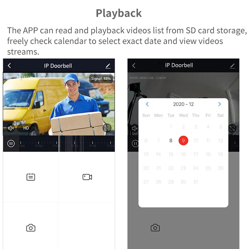 Tuya Smart Life 1080P FHD H.265 IP Audio Video Doorbell 12V DC 48V POE Wired Unlock Lock Door Bell Camera with 140 View Angle 2 Tuya Smart Life 1080P FHD H.265 IP Audio Video Doorbell 12V DC 48V POE Wired Unlock Lock Door Bell Camera with 140 View Angle - Image 2