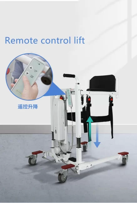 Waterproof Medical Electric Hydraulic Patient Transfer Commode Lift Chair With Bedpan From Bed To Chair For Handicapped 2