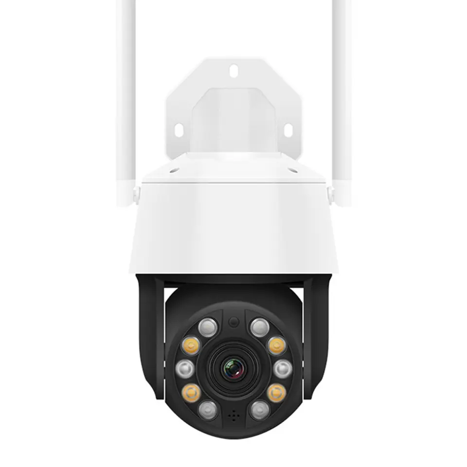 Rehent 5MP FHD Outdoor 20x Optical Zoom Human AI Auto Tracking Site Patrol Sound Light Alarm 2 Way Audio High Speed PTZ Camera 2