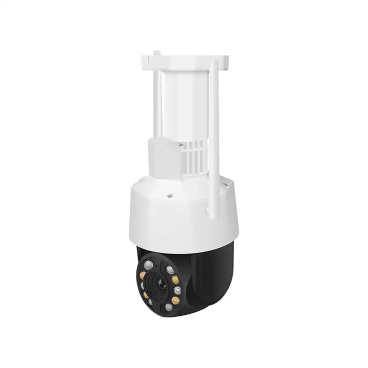 Linkage Alarm Sire Spotlights Lens Outdoor Color Night Vision Tuya Wifi Ip Camera Optical Zoom Camera De Surveillance Sans Fil 1