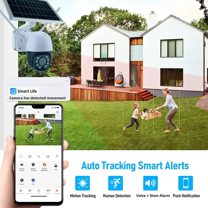 15000mAh Battery IP66 Tuya 4G SIM SEA 5x Optical Infrared Night Vision Human Body Filtering 8W Solar PTZ Security Camera 4 15000mAh Battery IP66 Tuya 4G SIM SEA 5x Optical Infrared Night Vision Human Body Filtering 8W Solar PTZ Security Camera - Image 4