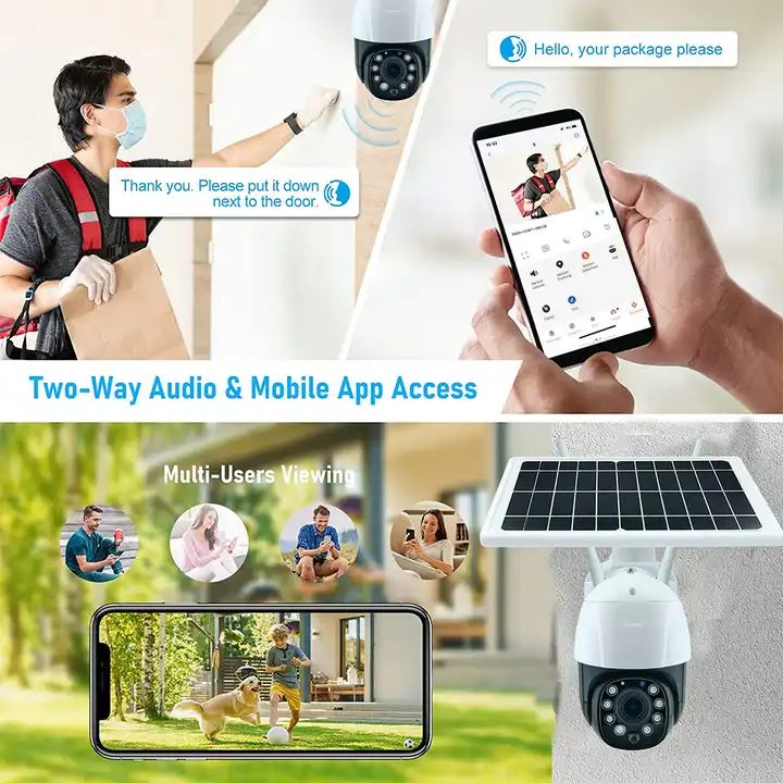 15000mAh Battery IP66 Tuya 4G SIM SEA 5x Optical Infrared Night Vision Human Body Filtering 8W Solar PTZ Security Camera 7 15000mAh Battery IP66 Tuya 4G SIM SEA 5x Optical Infrared Night Vision Human Body Filtering 8W Solar PTZ Security Camera - Image 7