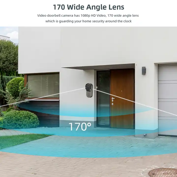 Rehent Tuya Low Power Battery Doorbell Two Way Audio Night Vision PIR Motion Detection 1080P 170 Wide Angle Video Doorbell 5 Rehent Tuya Low Power Battery Doorbell Two Way Audio Night Vision PIR Motion Detection 1080P 170 Wide Angle Video Doorbell - Image 5