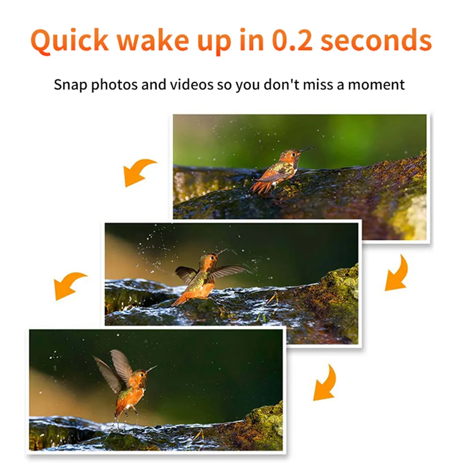 AU Ip66 Waterproof Hunting Camera 7800Mah Battery Two Way Speak Trail Gaming Camera For Outdoor Wildlife Cam With 4W Solar Panel 7 AU Ip66 Waterproof Hunting Camera 7800Mah Battery Two Way Speak Trail Gaming Camera For Outdoor Wildlife Cam With 4W Solar Panel - Image 7