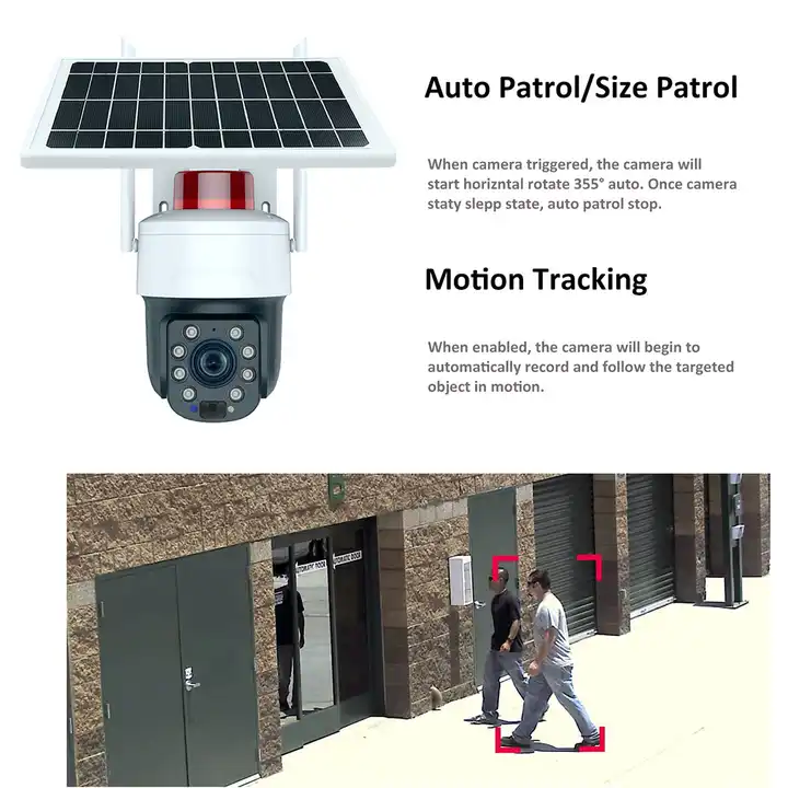 8W Solar Panel 5MP Tuya 4G SEA Band 30X Optical Zoom Auto Patrol IP66 15000mAh Rechargeable Battery PTZ Surveillance Camera 7 8W Solar Panel 5MP Tuya 4G SEA Band 30X Optical Zoom Auto Patrol IP66 15000mAh Rechargeable Battery PTZ Surveillance Camera - Image 7