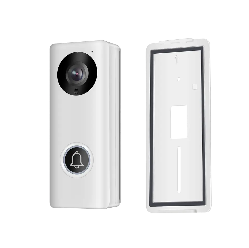 1080p POE wifi / wired network Tuya smart doorbell work on Amazon echo Google home cloud storage with unlock control 1