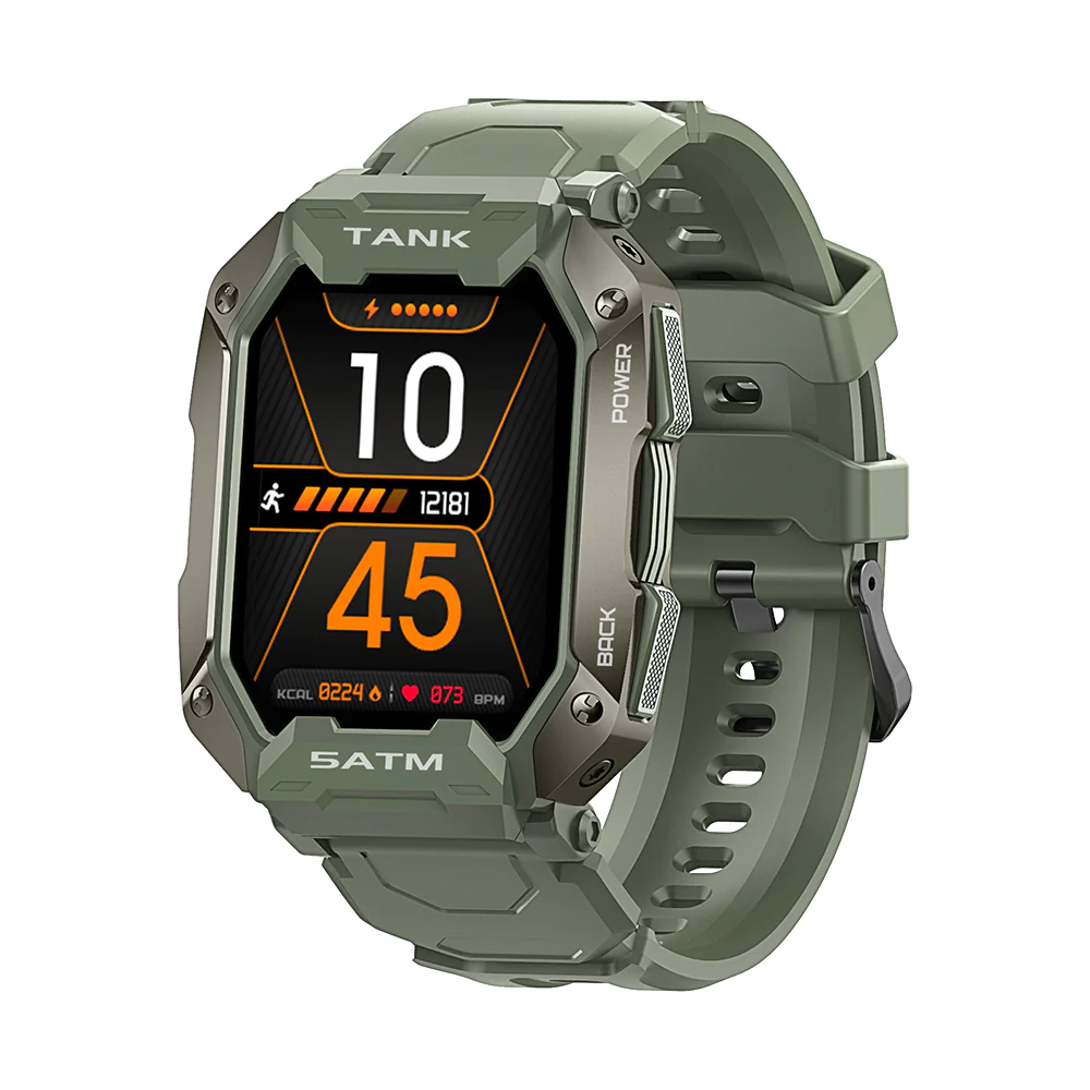 KOSPET TANK M1 Smartwatch | 5 Tons Truck Crushing MIL-STD Military Standard | Work in -40℃ to 70℃ Temperature | 5ATM Waterproof & IP69K Certification 3 KOSPET TANK M1 Smartwatch | 5 Tons Truck Crushing MIL-STD Military Standard | Work in -40℃ to 70℃ Temperature | 5ATM Waterproof & IP69K Certification - Image 3