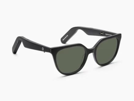 Lucyd Smart Sunglasses | Moonshot Model | Open Ear | Noise Canceling Mics | Voice Assistants Compatible | Narrow Size 10