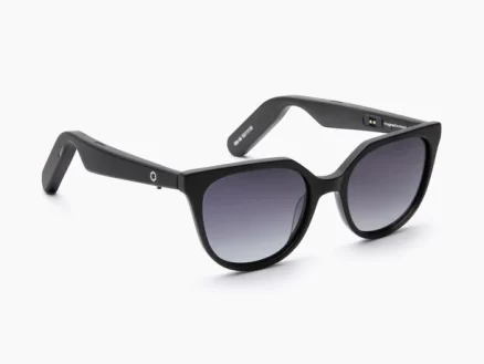 Lucyd Smart Sunglasses | Moonshot Model | Open Ear | Noise Canceling Mics | Voice Assistants Compatible | Narrow Size 11
