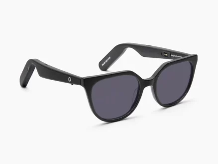 Lucyd Smart Sunglasses | Moonshot Model | Open Ear | Noise Canceling Mics | Voice Assistants Compatible | Narrow Size 13