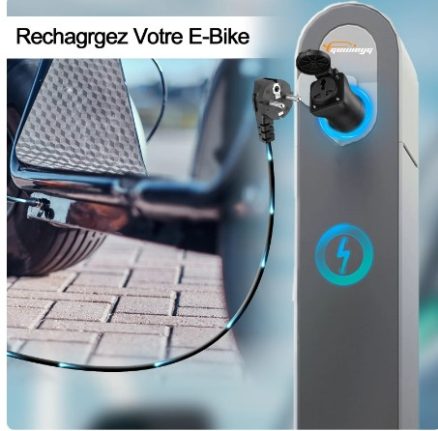 (Not for Type2 EV) Portable 220V Type 2 Male Plug to Schuko Socket EV Charging Adapter For EV Charger EV Connector 2