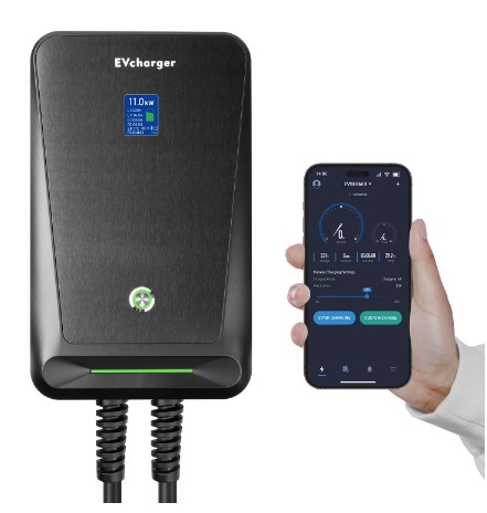 EV Charger Type 2 APP Wifi Control 16A 3 Phase Electric Car Charging Station EVSE Wallbox with 6.1M Cable 11KW 3 EV Charger Type 2 APP Wifi Control 16A 3 Phase Electric Car Charging Station EVSE Wallbox with 6.1M Cable 11KW - Image 3