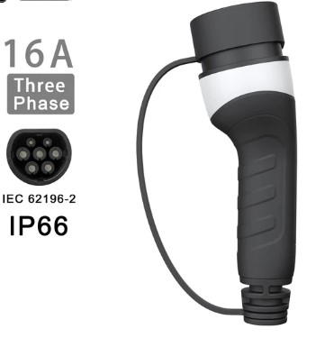 EV Charger Type2 Plug Adapter 16A 32A EVSE Charger Female Car Side IEC62196-2 Convertor 1 Phase 3 Phase for Electric Vehicle Car 5 EV Charger Type2 Plug Adapter 16A 32A EVSE Charger Female Car Side IEC62196-2 Convertor 1 Phase 3 Phase for Electric Vehicle Car - Image 5