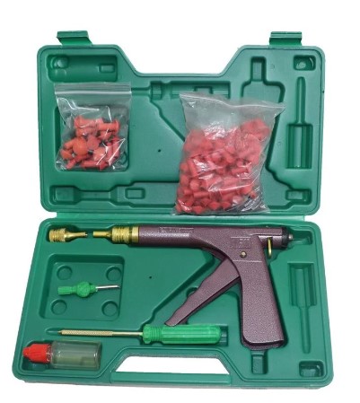 Tubeless Car Wheel Vacuum Tyre Repair Tool Kit | Vacuum Tire Repair Gun Kit with Mushroom Plugs 4 Tubeless Car Wheel Vacuum Tyre Repair Tool Kit | Vacuum Tire Repair Gun Kit with Mushroom Plugs - Image 4