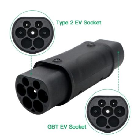 Type 2 to GBT EV Charger Adaptor IEC 62196 To GB China Standard EV Charger Converter Adapter 16A 32A for EVSE Charging 5