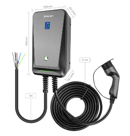 EV Charger Type 2 APP Wifi Control 16A 3 Phase Electric Car Charging Station EVSE Wallbox with 6.1M Cable 11KW 6 EV Charger Type 2 APP Wifi Control 16A 3 Phase Electric Car Charging Station EVSE Wallbox with 6.1M Cable 11KW - Image 6