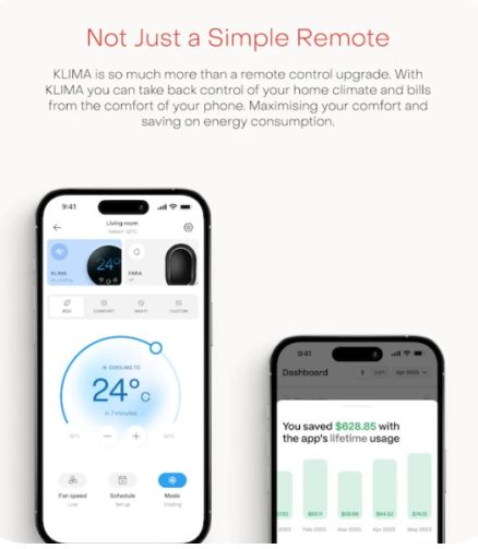 Klima Thermostat Smart Controller Air Conditioner Heat Pump Smart Home Device 7