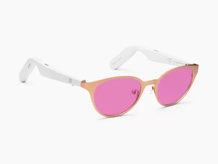 Lucyd Smart Sunglasses | Shimmer Model | Bluetooth Audio Glasses - Men & Women Smart Glasses | Open Ear | Noise Canceling Wireless Mic | Narrow Size 14