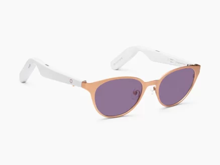 Lucyd Smart Sunglasses | Shimmer Model | Bluetooth Audio Glasses - Men & Women Smart Glasses | Open Ear | Noise Canceling Wireless Mic | Narrow Size 15