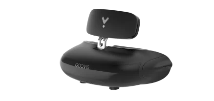 Young (T2) Personal Mobile Cinema - Black | VR Headset 3D Theater Goggles | RTS with Sony OLED 1920x1080x2 | HD Giant Screen Display | Compatible with Set-top 4