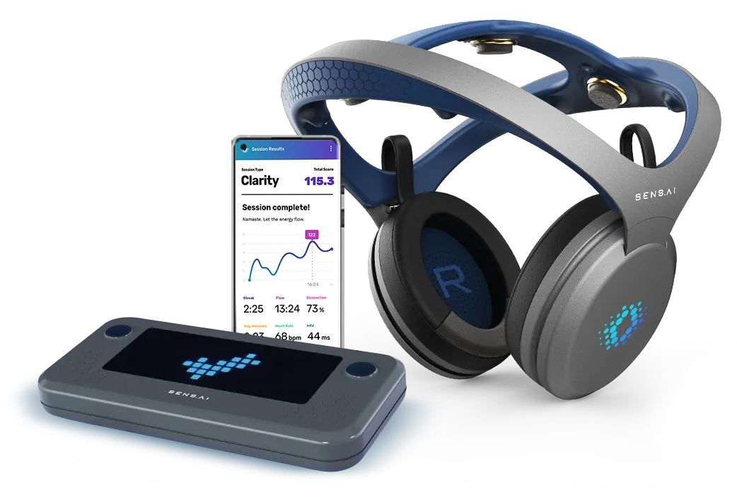 Sens.ai Headset The Ultimate 5-in-1 Brain Training System 1