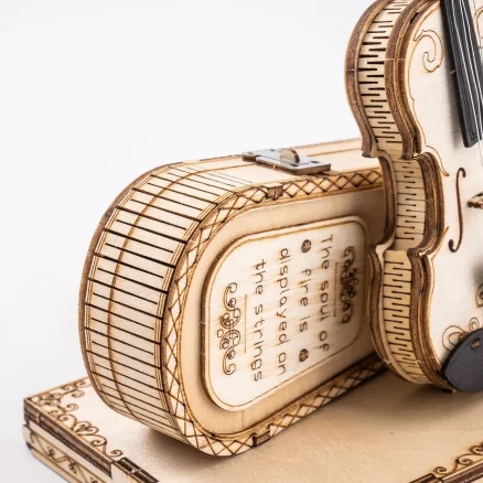 Wooden Violin Capriccio Model 3D Wooden Puzzle TG604K 2