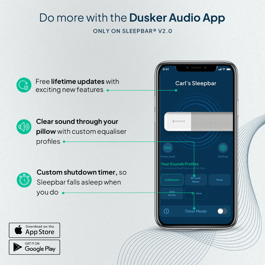 Sleepbar v2.0 Advance Under-Pillow - Conduction Audio 2 Sleepbar v2.0 Advance Under-Pillow - Conduction Audio - Image 2
