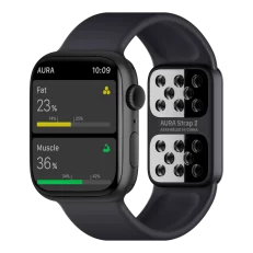 Aura Strap 2 Compatible w Apple Watch Monitor Body Fat & Weight Loss Muscle Monitoring Device w Biogram
