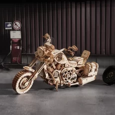 Wooden Cruiser Motorcycle LK504 3D Wooden Puzzle