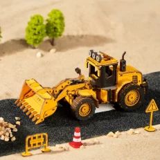 Wooden Bulldozer Engineering Vehicle 3D Wooden Puzzle TG509K