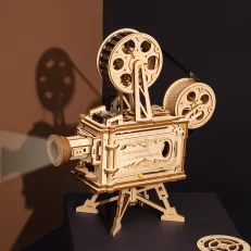 Wooden Vitascope 3D Puzzle Vintage Film Projector LK601