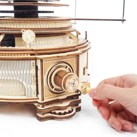 Wooden Mechanical Orrery ST001 3D Wooden Puzzle 6